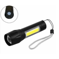 Кишеньковий ліхтарик Bailong Police COB USB BL-515 із зарядкою USB та бічним Діодом