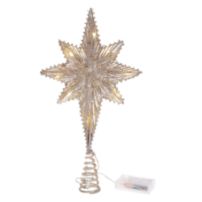 Верхівка на ялинку 12-373 Зірка Бронза з підвісткою