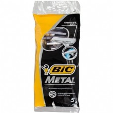 Станок одноразовий BIC METAL 5шт