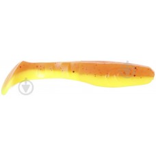 Твістер для риболовлі Basic LURES 7.5см (помаранчево-жовтий) 10шт/уп