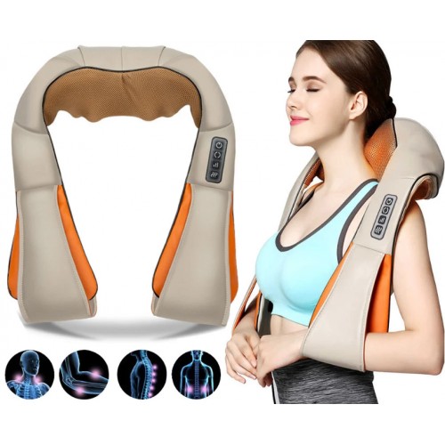 Універсальний електричний роликовий масажер для спини і шиї Neck 4d Massager UKR-888