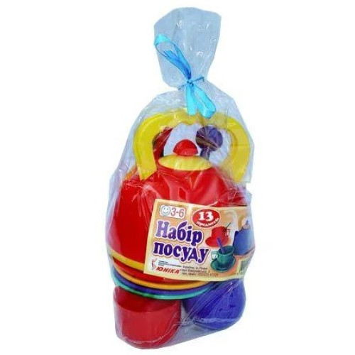 Дитячий посуд 13предметів 0279
