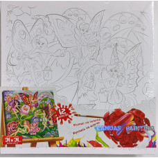 Картина з фарбами 12 кольорів 31*31