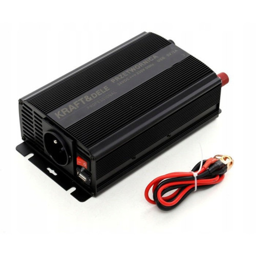 Перетворювач напруги Kraft Dele Kd1251 Автомобильний інвертор 350W 24V-220v