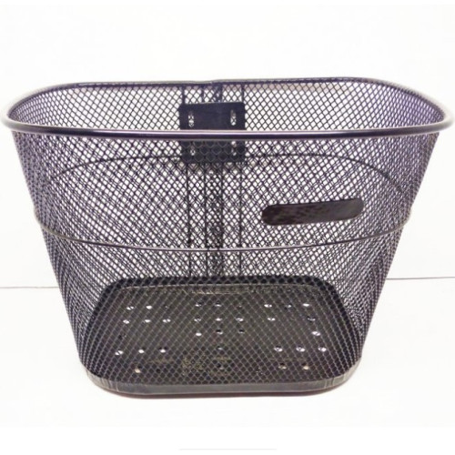 Корзина для велосипеда сітка чорна