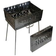 Мангал складний валіза Турист на 8 шампурів 43х27см