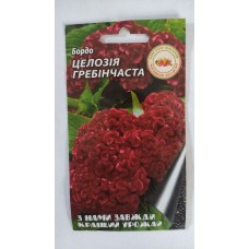 Насіння квіти ЦЕЛОЗІЯ ГРЕБІНЧАСТА бордо 0,3гр 20шт/уп