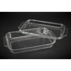 Дечка скло 4009 А+ квадратна 3,1л з кришкою