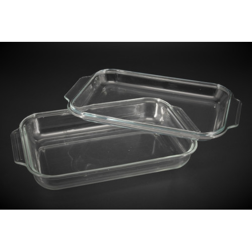 Дечка скло 4009 А+ квадратна 3,1л з кришкою