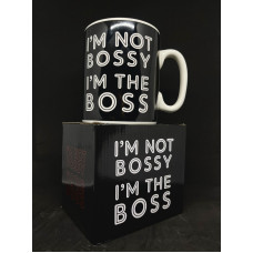 Кружка 900мл 3240 B 0104 (0409) "I`m not bossy I`m the boss"