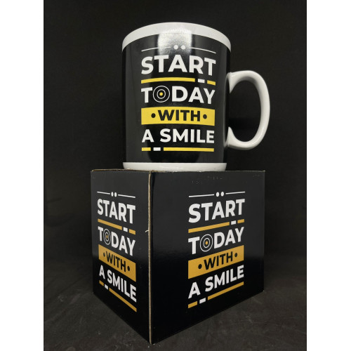 Кружка 900мл 3235 ST 950 "Start today with a smile"