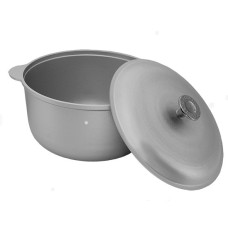 Каструля алюмінієва 10,0л з литою ручкою без кришки  (УКРАЇНА)