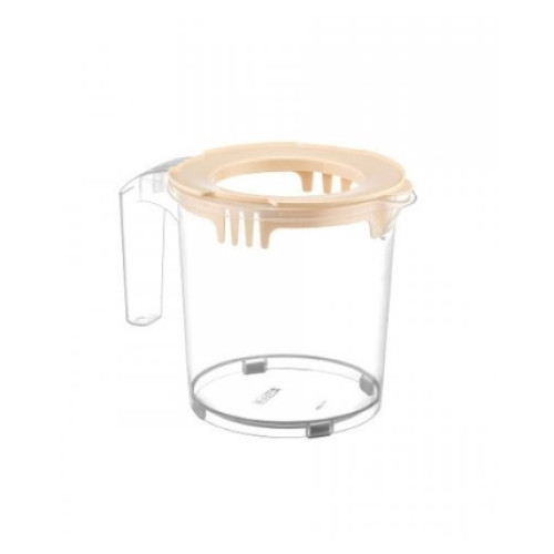 Миска чашка для змішування 1,6л 10201 з кришкою