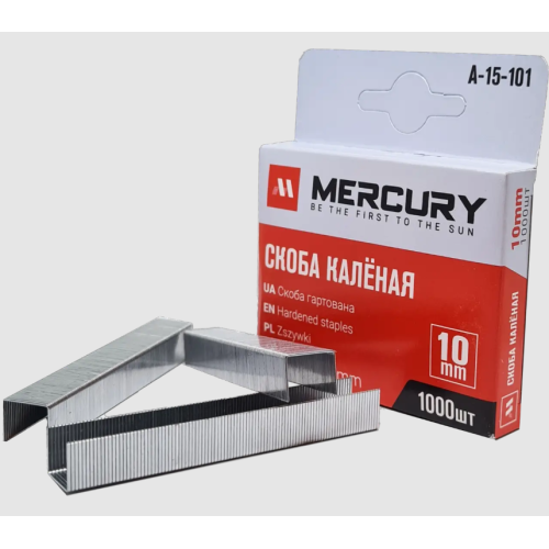 Скоба гартована 12 мм для степлера MERCURY 15-101