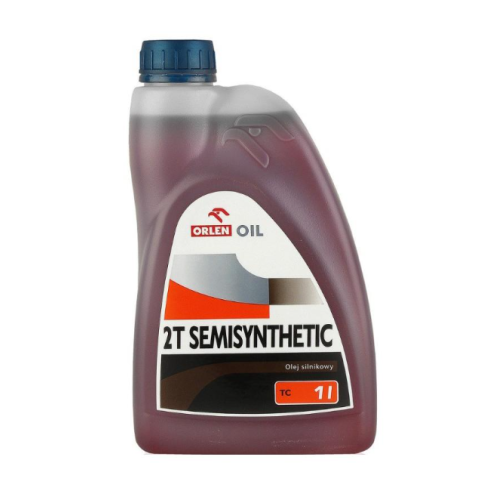 Масло моторне 2-х тактне 1,0л ORLEN MOTO OIL SEMISYNT. напівсинтетичне червоне (Польща)