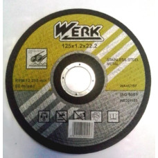 Круг по металу WERK 125*1,2 10шт/уп