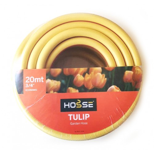 Шланг поливочний HOSSE TULIP d-3/4 50,0м армований жовтий