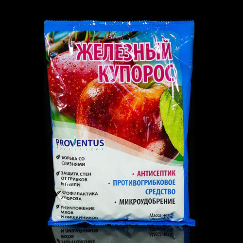 Засіб від шкідників від хвороб Залізний купорос 500гр