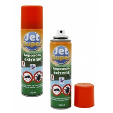 Аерозоль від комарів Jet Super  150ml Extreme 6 годин червоний