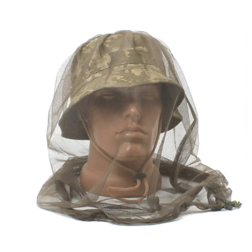 Москітна сітка на голову від комарів та комах MFH Mosquito Head Net 10465 (GERMANY) накомарник