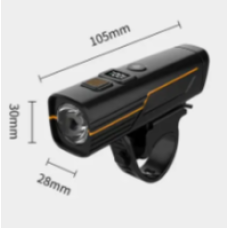 Ліхтар для велосипеда FRE 9-в-1 (52915) з кріпленням на кермо, водостійкий, 500 м дальність