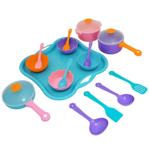 Дитячий ігровий набір посуду «Ромашка» Tigres 39146 — 19 предметів для кухні