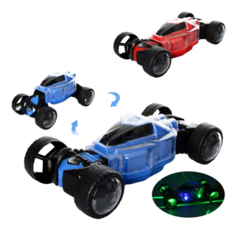 Машинка-перевертиш GC169-128 — трюкова інерційна машинка зі світлом і звуком, 26.5 см