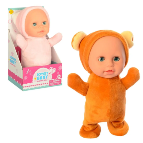 Пупс Defa 5099 — інтерактивна лялька-немовля зі звуком і рухом, 20 см