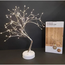 Декоративний LED нічник Дерево сріблястий модель 5924 для інтер’єру